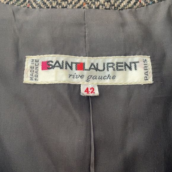 Saint Laurent VTG blazer sz 42 - Picture 6 of 8